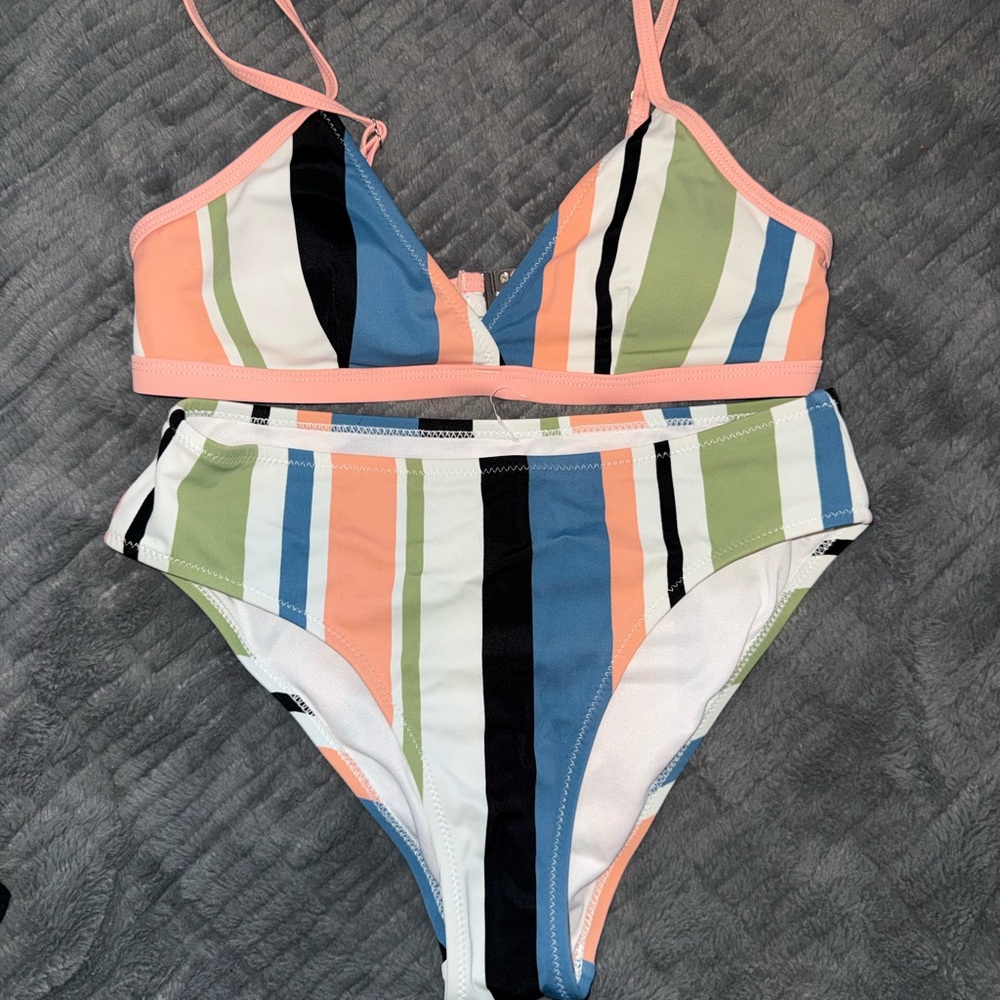 Striped Swim Set